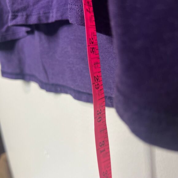 Athleta Shiva Tee Tunic Nightshade Purple Heat Sz S - Picture 8 of 11